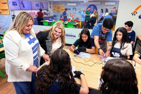 EDUCAÇÃO: Primeira Sala Maker de Cachoeirinha é inaugurada na EMEB Portugal